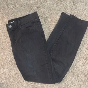 Liz Claiborne Jeans Women's Black Denim Skinny Jeans, stretch Size 10